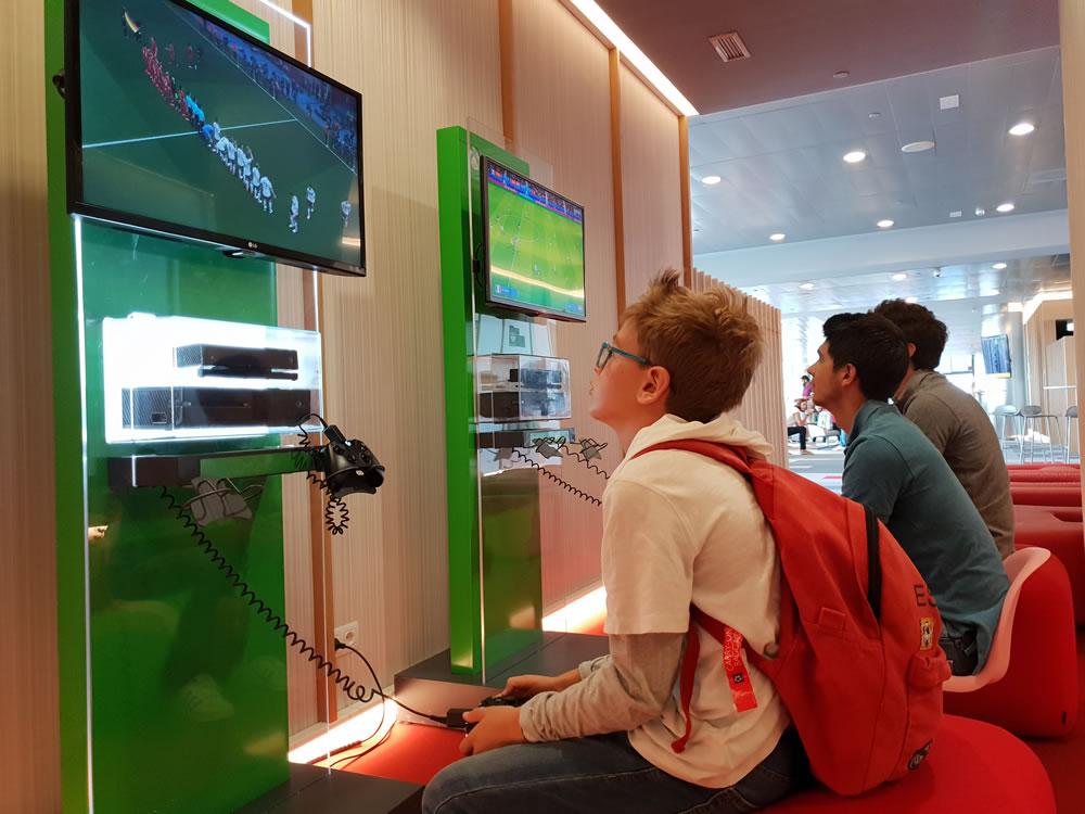 Zona Xbox en las salas VIP de Iberia