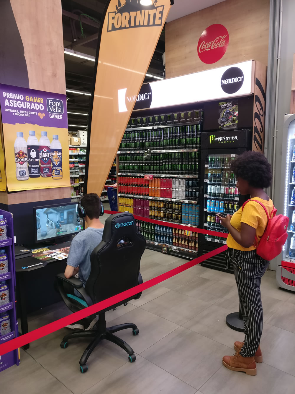 Activación de marca gaming Blue Pad